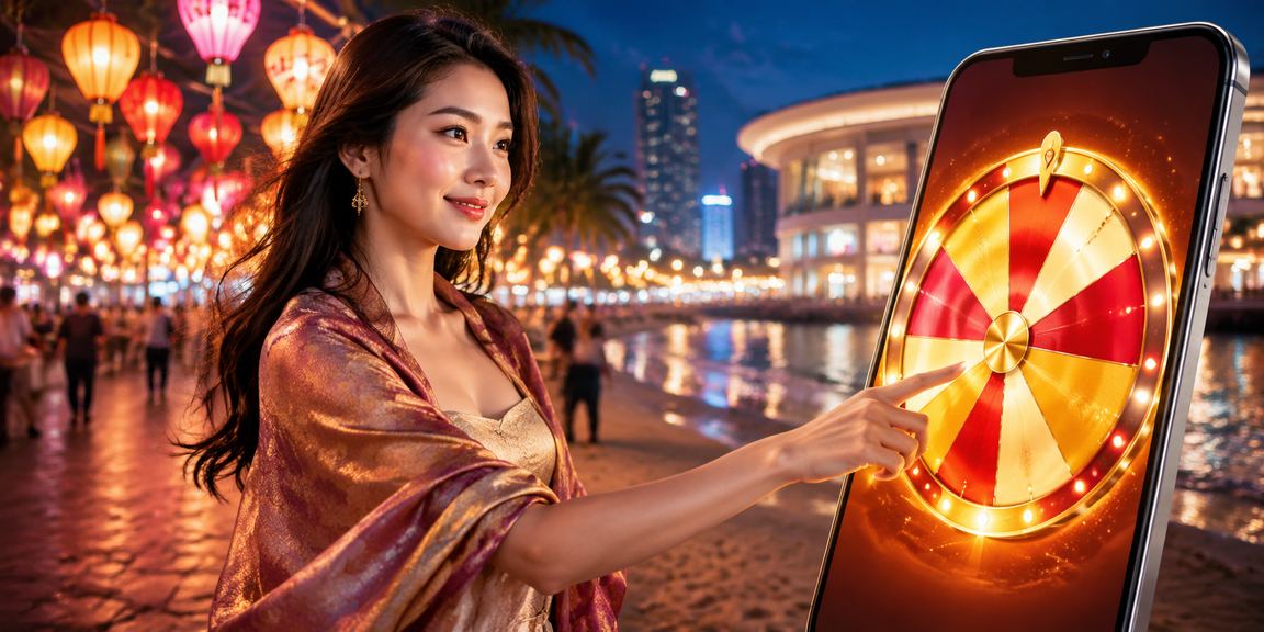 Chợ đêm Đà Nẵng rực rỡ ánh đèn với gian quay số may mắn đặc trưng