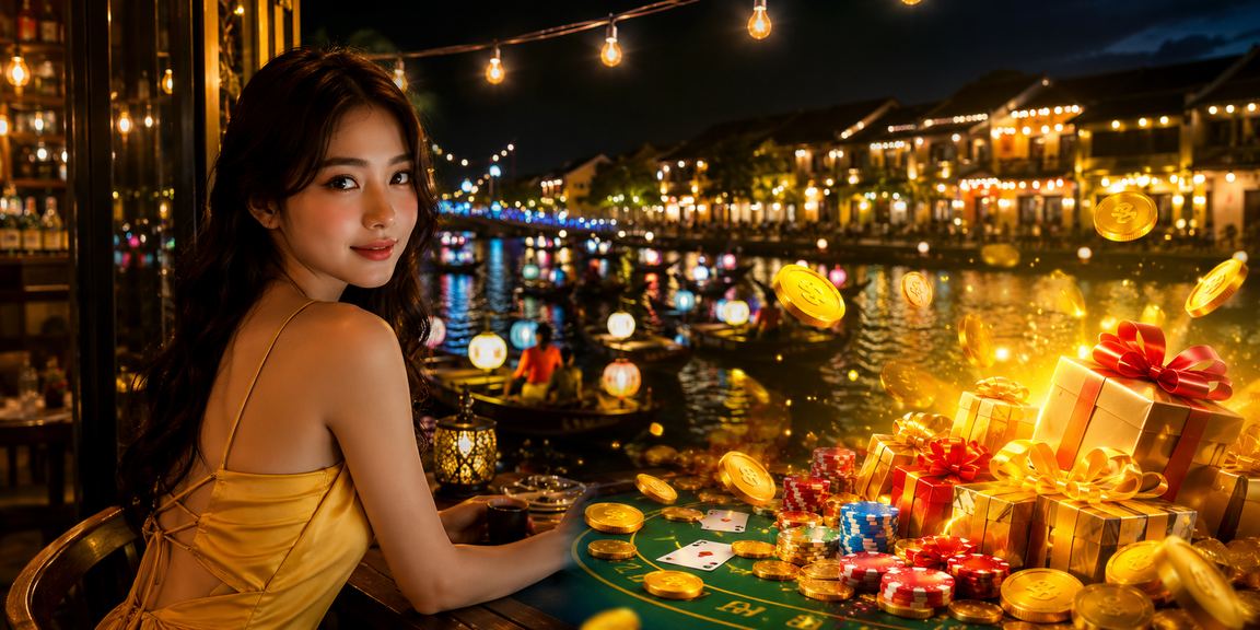Người dùng tại Hội An thưởng thức cà phê và trải nghiệm baccarat trực tuyến trên điện thoại